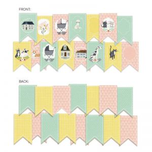 Banerek / die cut We are family, 15szt.